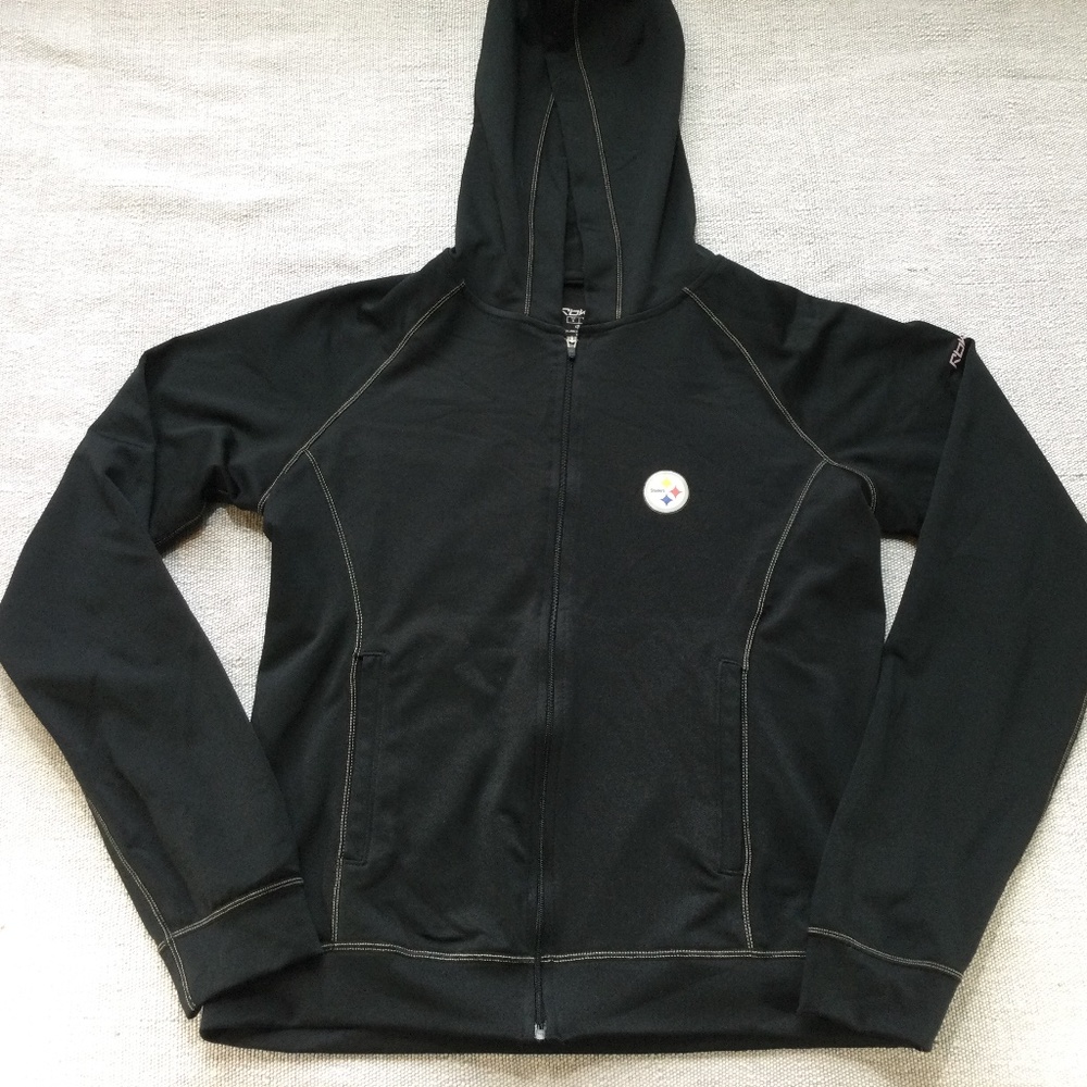 3 for $30 Reebok Black steelers jacket sz: S